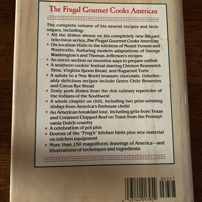 Lot of 4 Frugal Gourmet Cookbooks