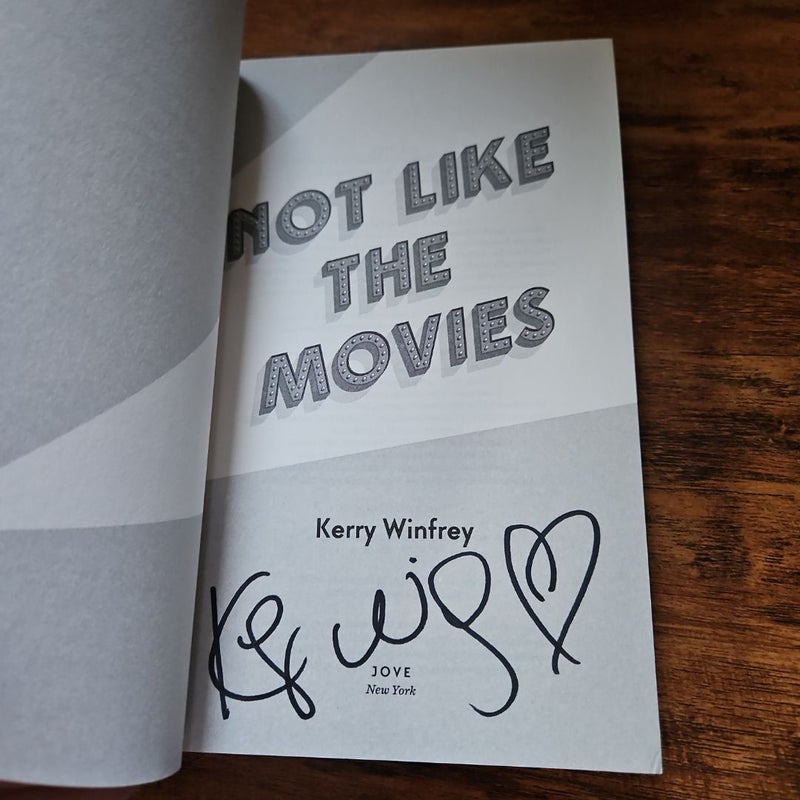 Not Like the Movies Signed Copy