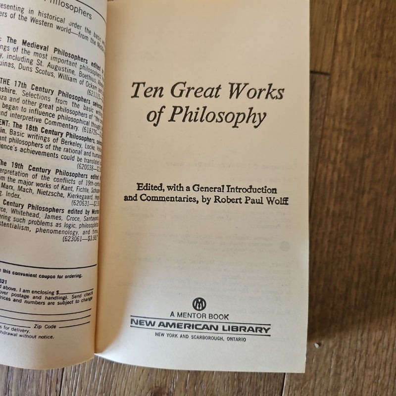 Ten Great Works of Philosophy