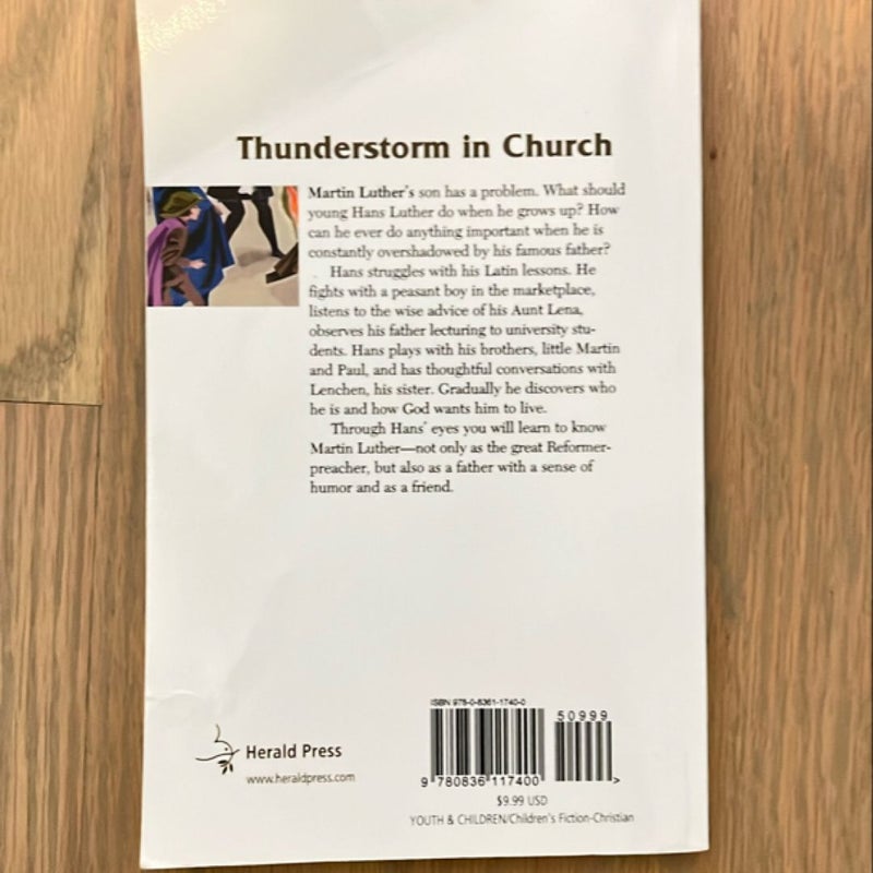 Thunderstorm in Church