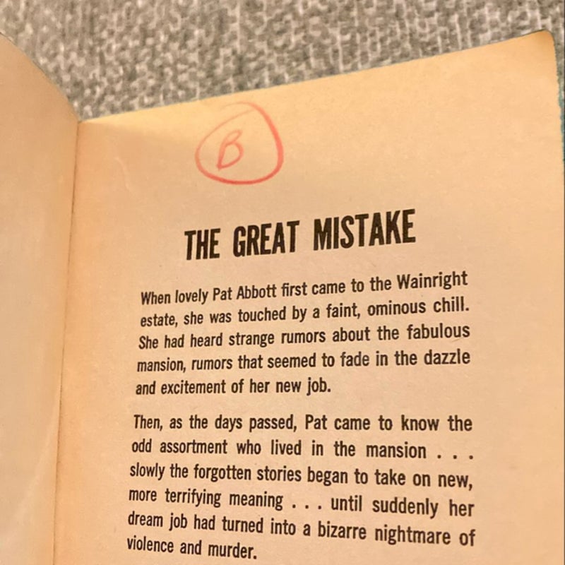 The Great Mistake