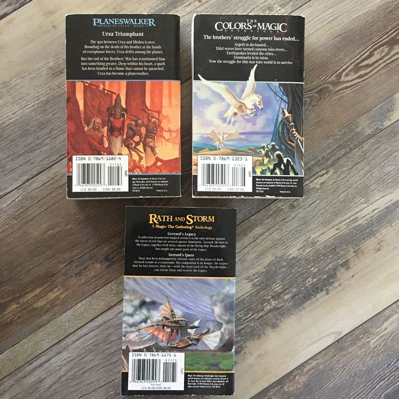 Magic the Gathering Assorted Books - 7 in All