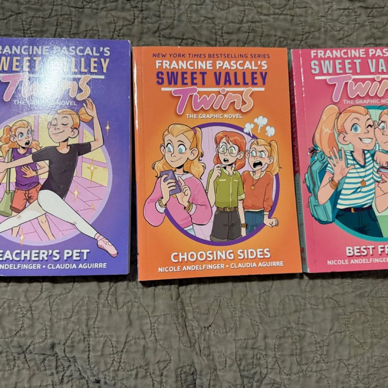 Sweet Valley High Graphic novels 1-3