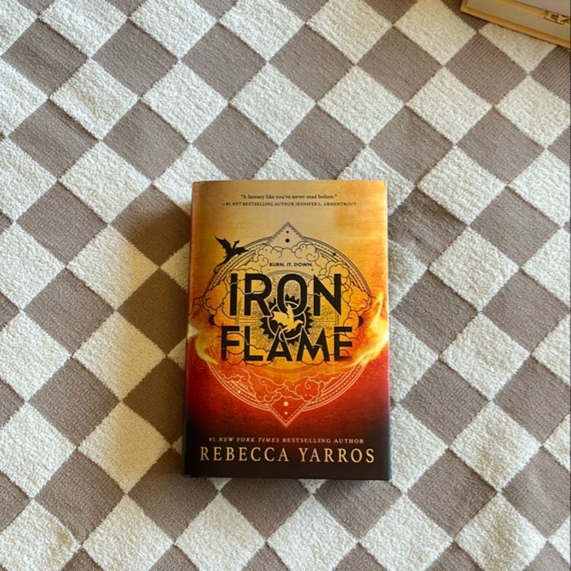 Iron Flame (first edition w/ sprayed edge)