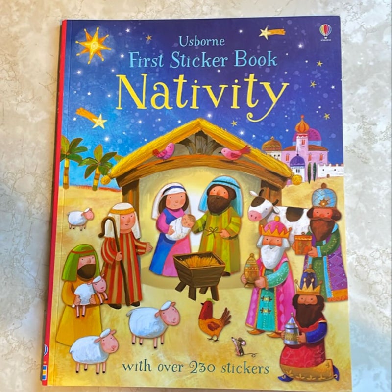 First Sticker Book Nativity