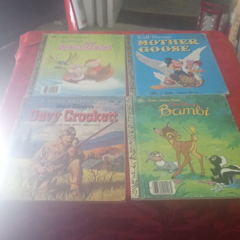 Walt Disney Little Golden Book Bundle/Mickey Mouse Bookends