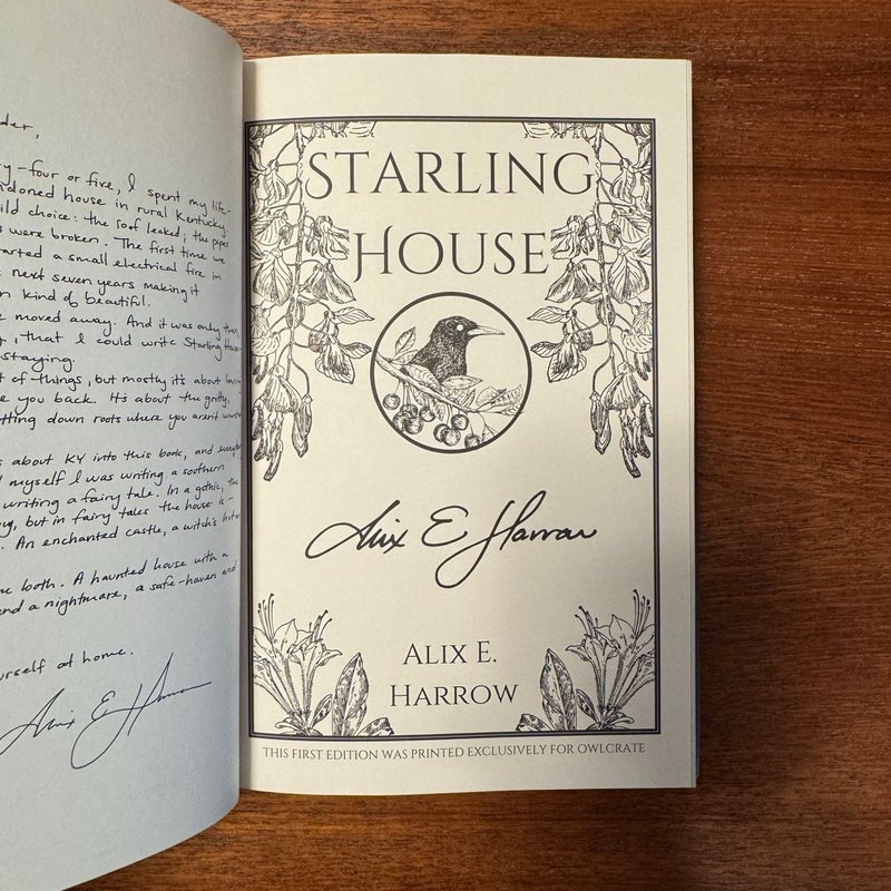 Starling House - OwlCrate Exclusive Signed Edition