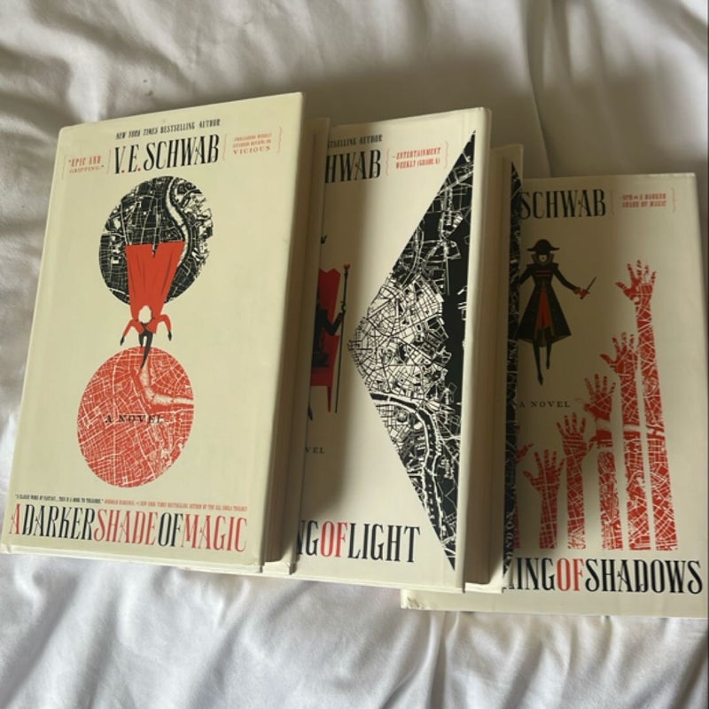 Shades of Magic books 1-3