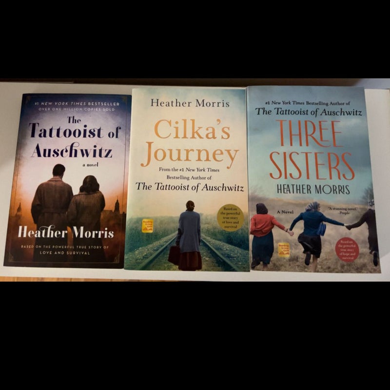 The Tattooist of Auschwitz, Cilka’s Journey and Three Sisters Bundle 