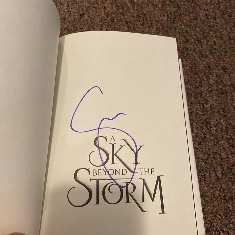 A Sky Beyond the Storm (Signed copy)