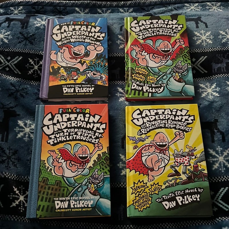 Captain Underpants Bundle (Set of 4) 