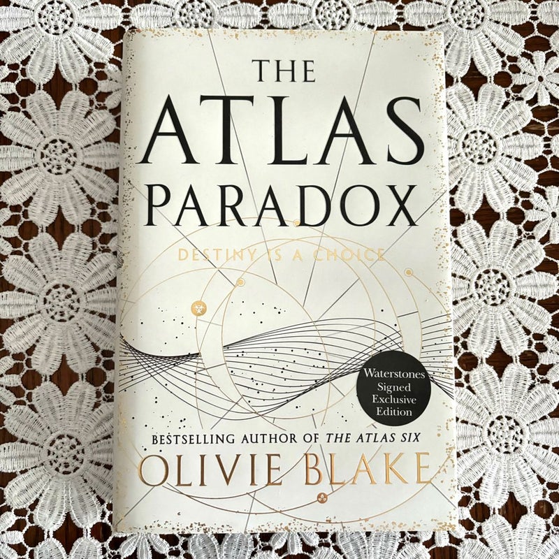 The Atlas Paradox - signed Waterstones edition