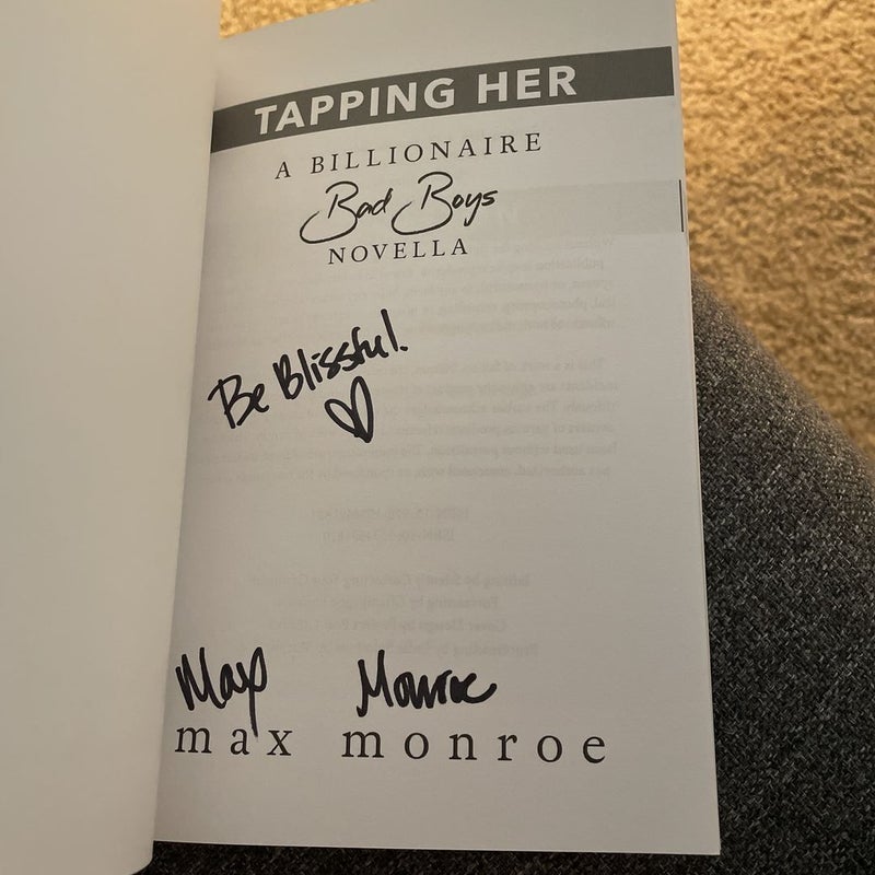Tapping Her (signed by the author)