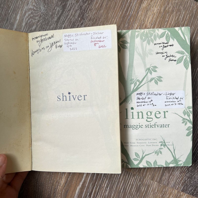 *ANNOTATED* Shiver & Linger