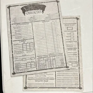 Ars Magica Character Sheets