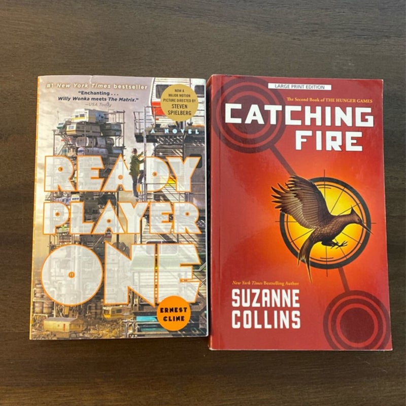 Science Fiction Paperback Reader’s Bundle (Catching Fire and Ready Player One)