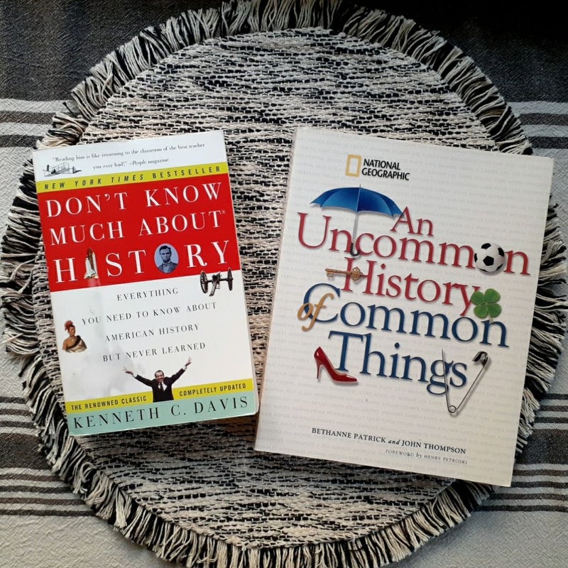 uncommon history book bundle of 2