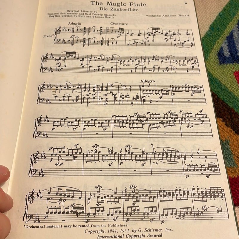 The Magic Flute (1951 Vocal Score)