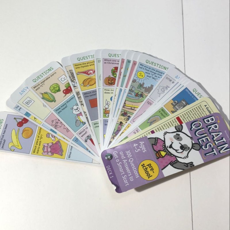 Brain Quest Preschool Q&a Cards by Chris Welles Feder, Susan