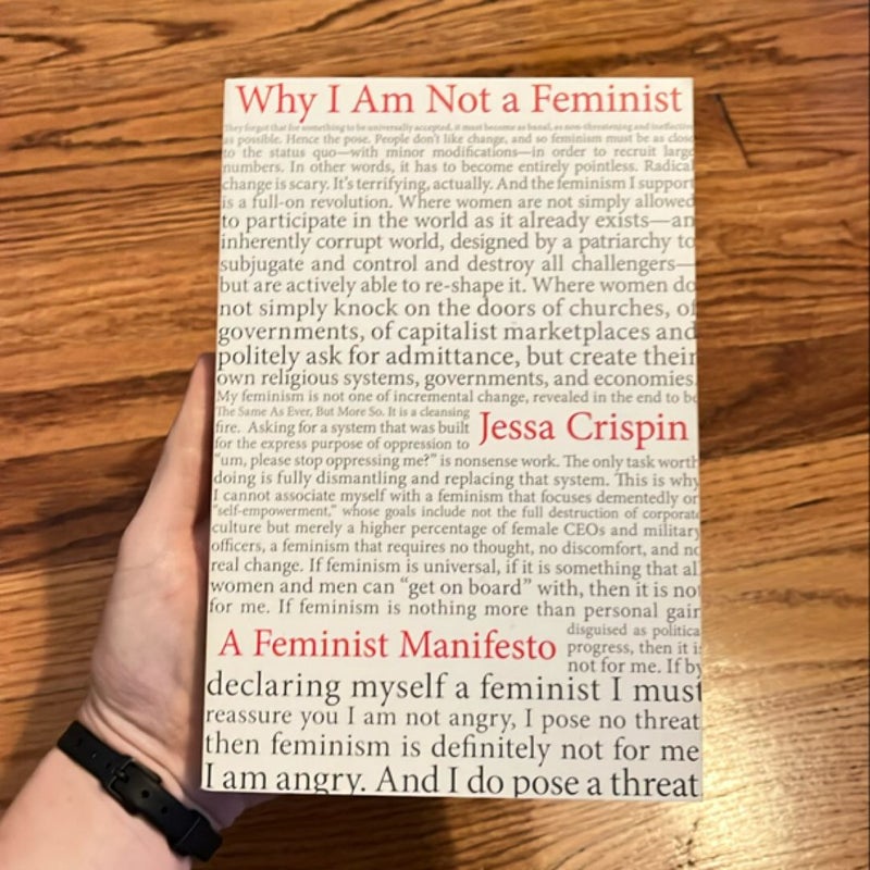 Why I Am Not a Feminist