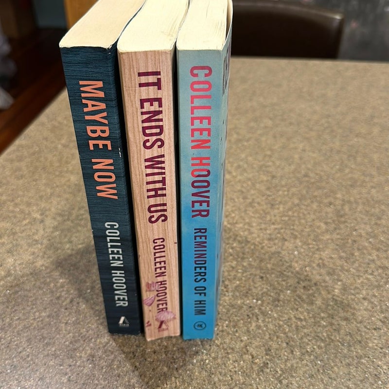 Set of 3 Colleen Hoover books  