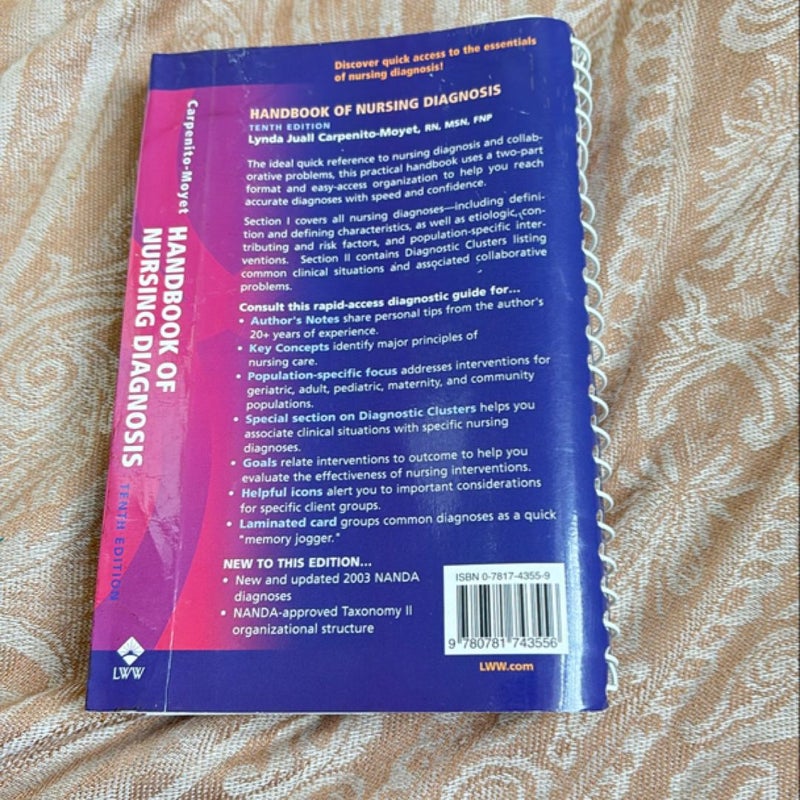 Handbook of Nursing Diagnosis