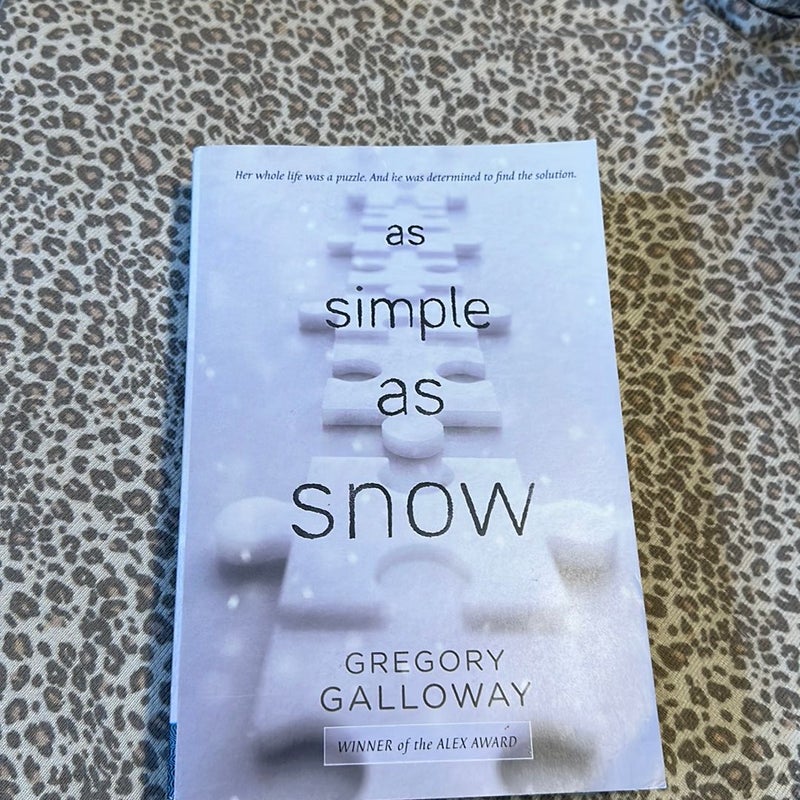 As Simple As Snow