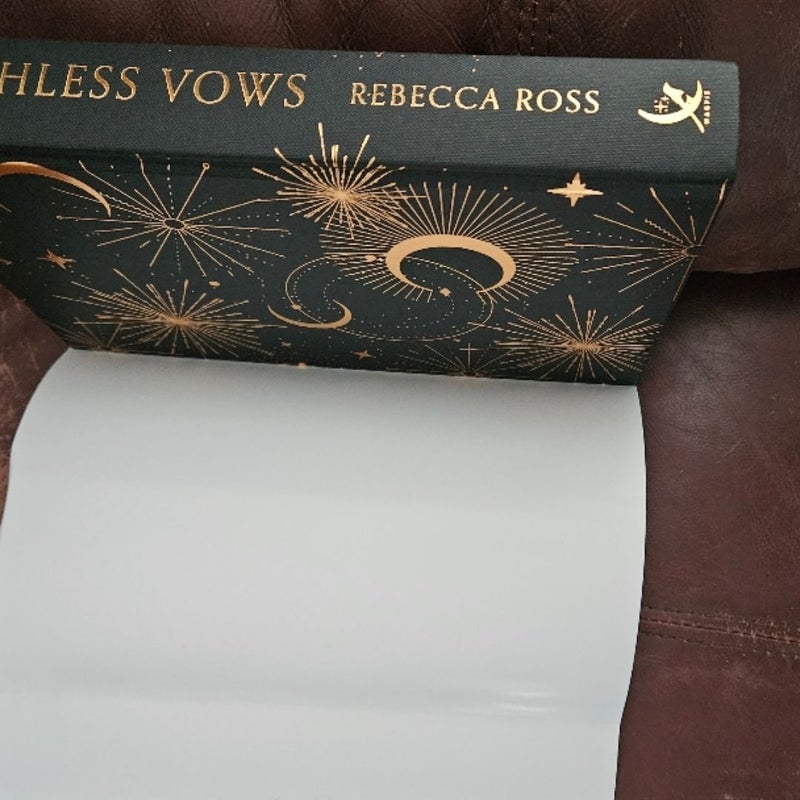 Signed Fairyloot Ruthless Vows Rebecca Ross Fantasy Adult Fiction Divine Rivals