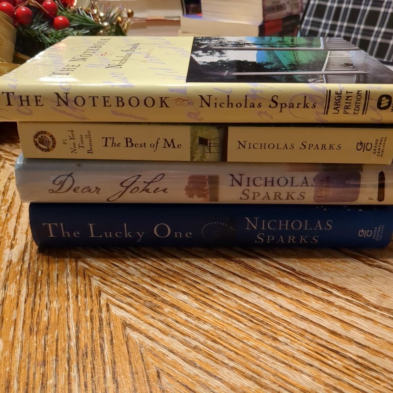 Nicholas Sparks books bundle (4 books)