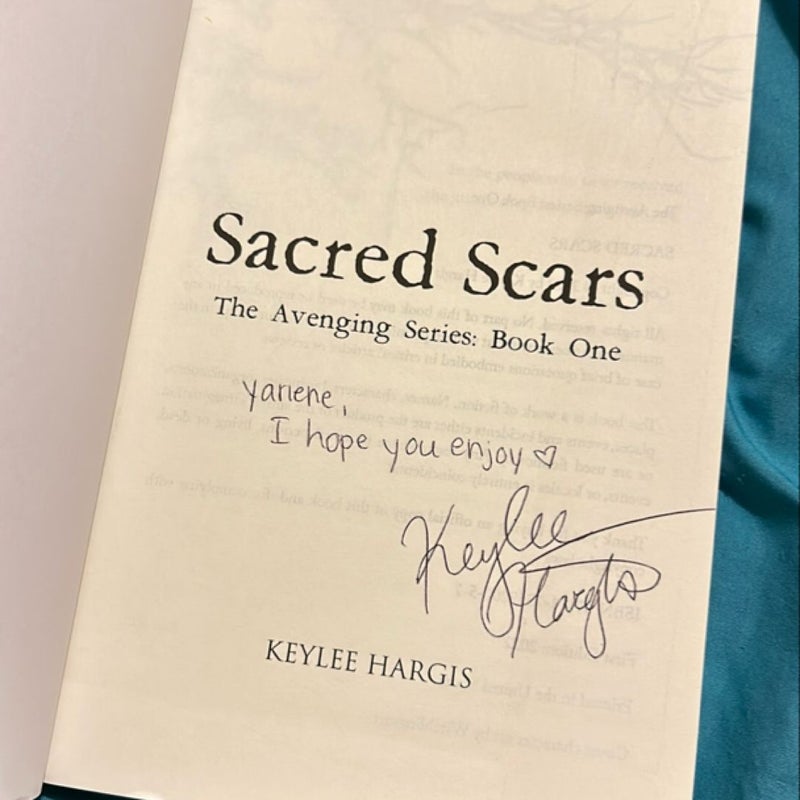 Sacred Scars (signed/art)