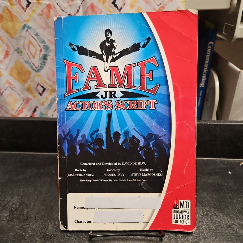 MTI Broadway Junior Collection: Fame Script Book (PB210)