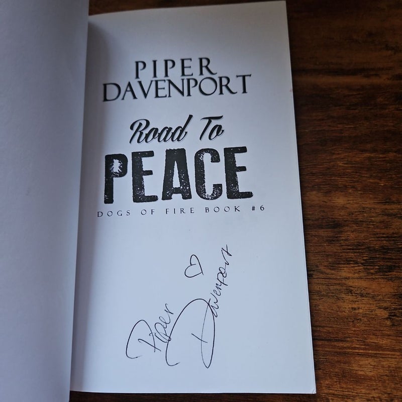 Road to Peace Signed Copy 