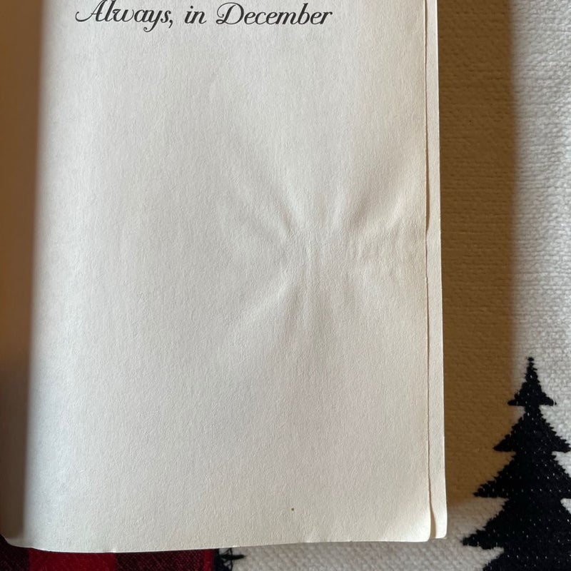 Always, in December