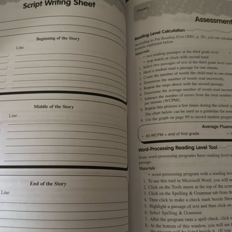 Reading First Activities, Grade 3