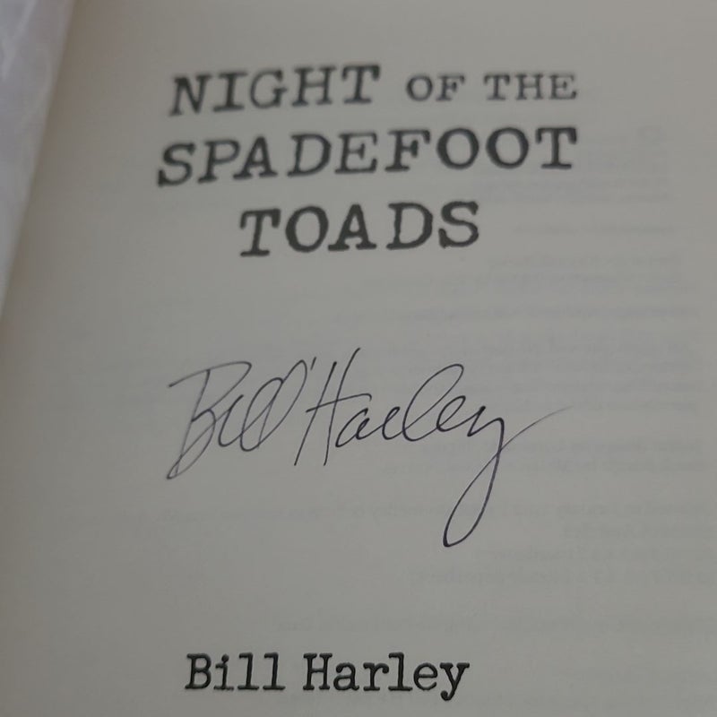 Night of the Spadefoot Toads *Signed First Edition*