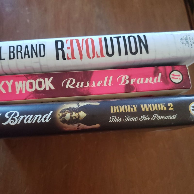 Russell Brand Book Lot: Revolution, My Book Wook