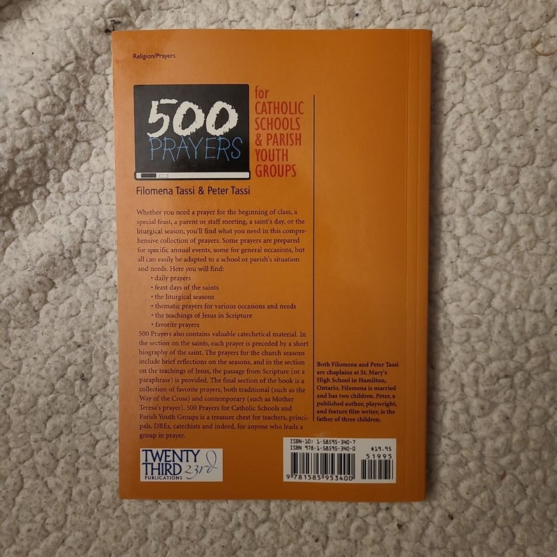 500 Prayers for Catholic Schools and Parish Youth Groups