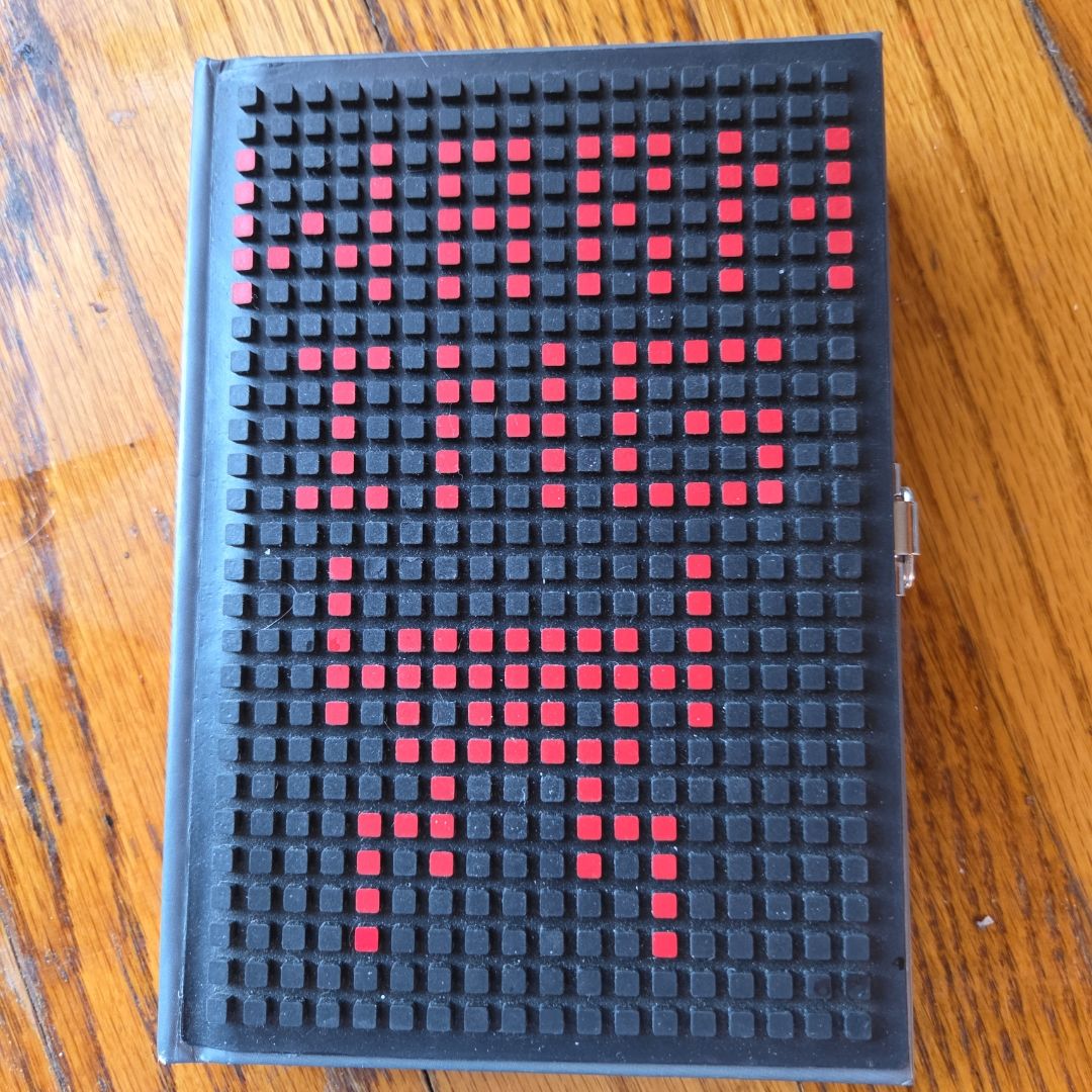 Diary: WARNING 8-Bit Journal Personnel (Black/Red cover)
