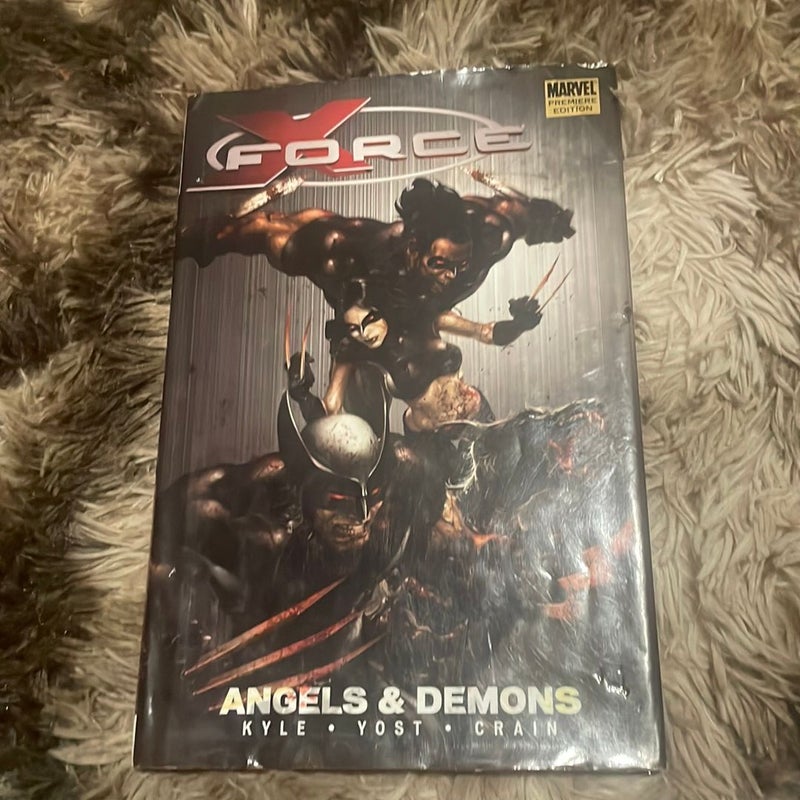 X-Force Volume 1: Angels and Demons Premiere HC Bloody Variant