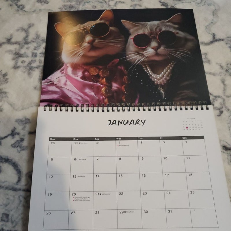 2025 Cat Calendar