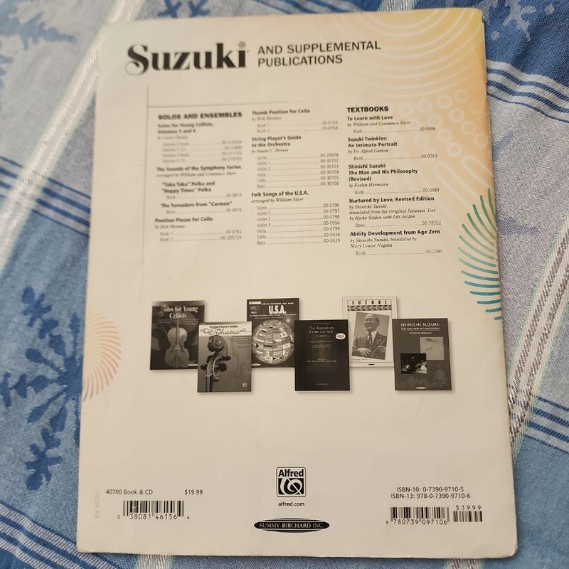 Suzuki Cello School Volume 2 cello part