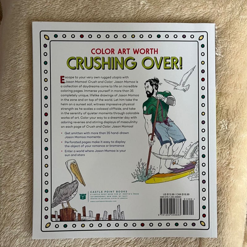 Jason Momoa Coloring Book