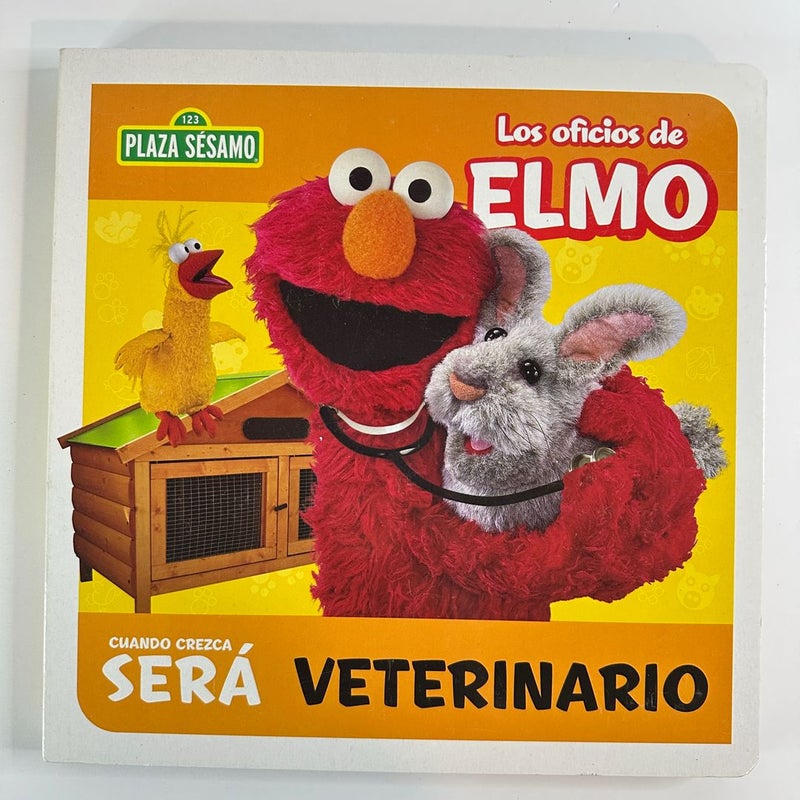 Spanish Plaza Sesamo Los oficios de Elmo Sera Veterinario with Puzzles