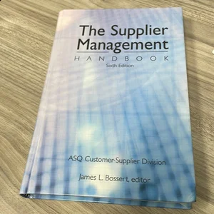 The Supplier Management Handbook