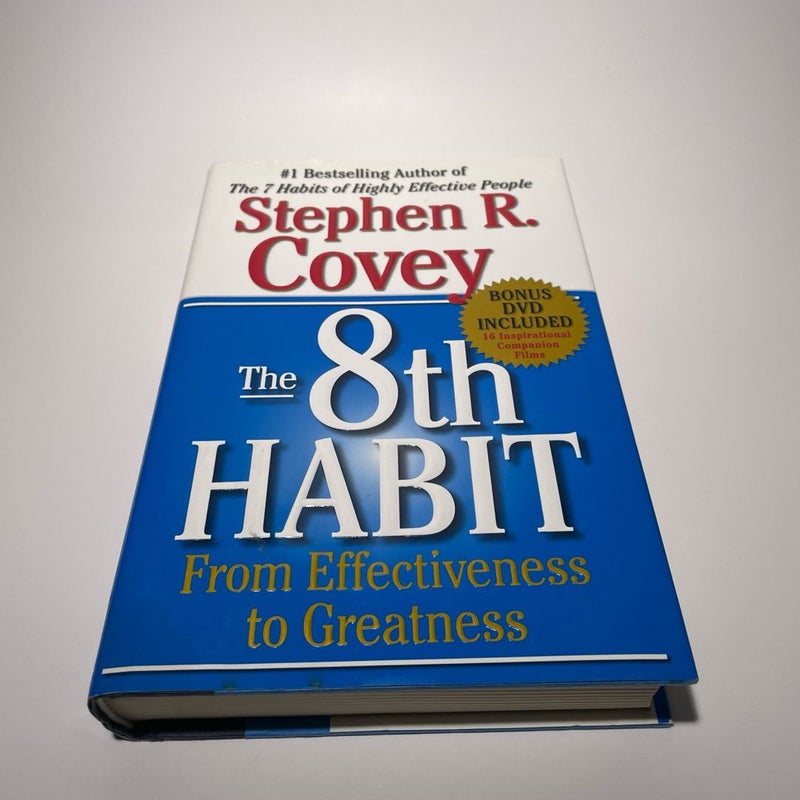 The 8th Habit: From Effectiveness to Greatness - Hardcover - USED GOOD