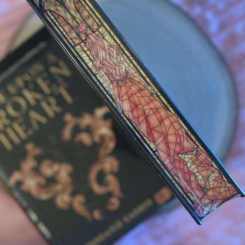 Once Upon a Broken Heart - German stained glass edges