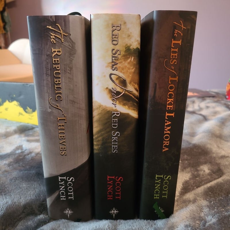 Gentleman Bastard Series - The Lies of Locke Lamora, Red Seas Under Red Skies, The Republic of Thieves