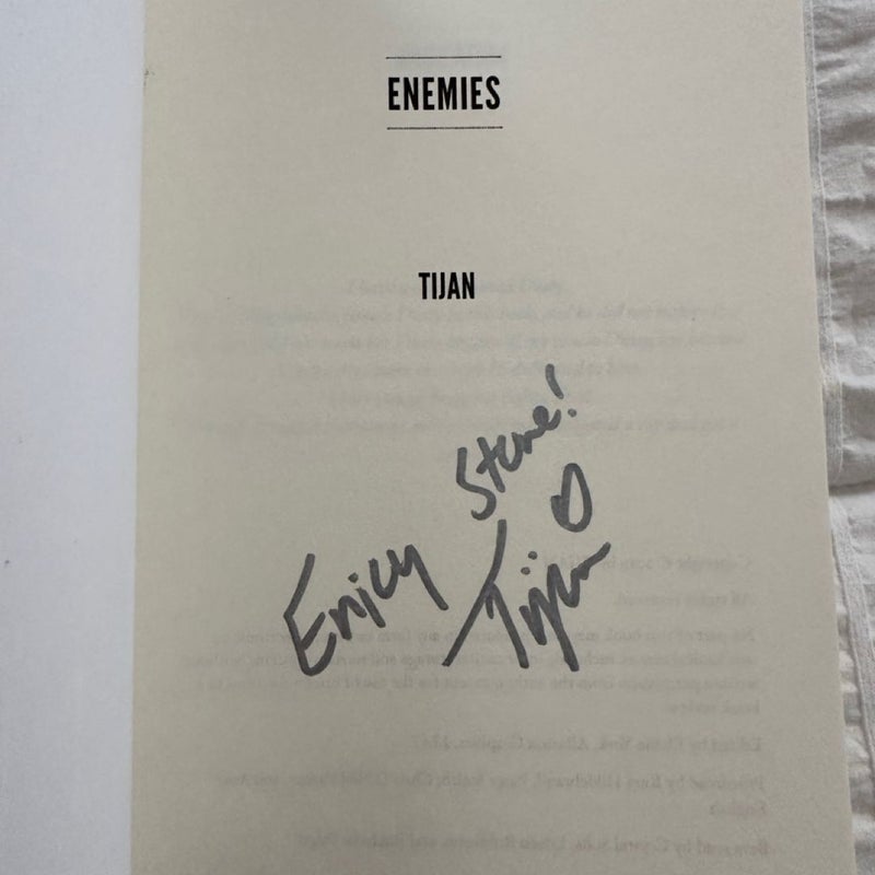 Enemies (signed)