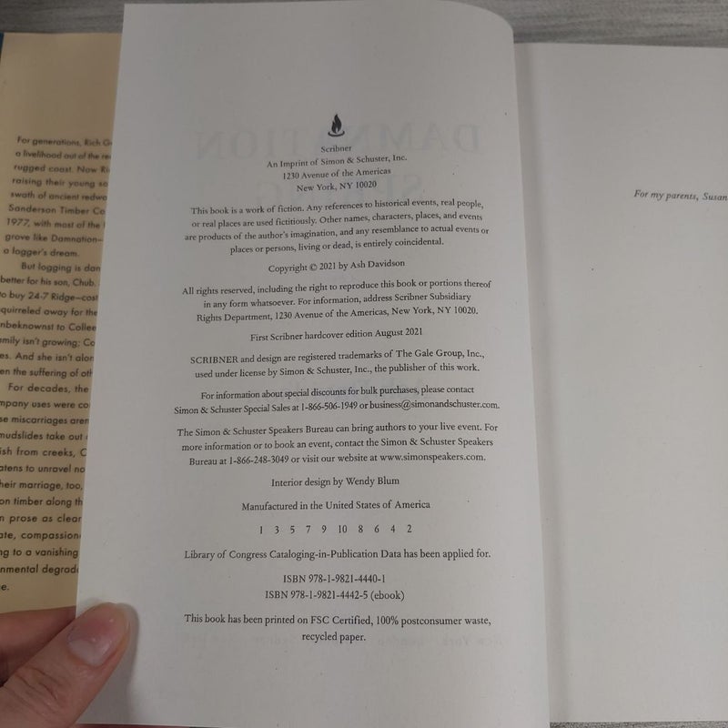 Damnation Spring (First ed)
