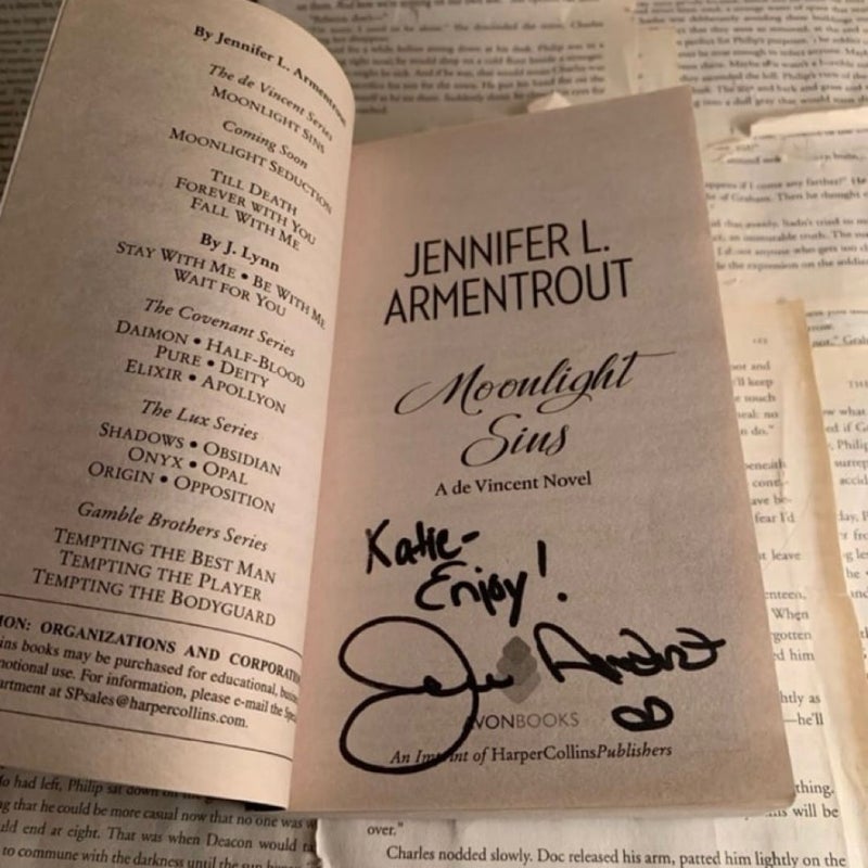 Signed Jennifer L. Armentrout Book Bundle